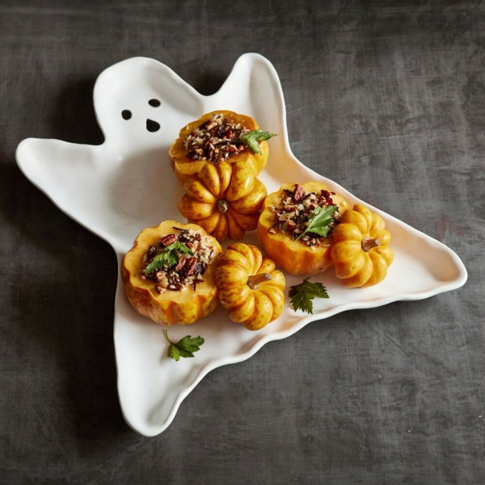 Pottery Barn Gus the Ghost Stoneware Serving Platter